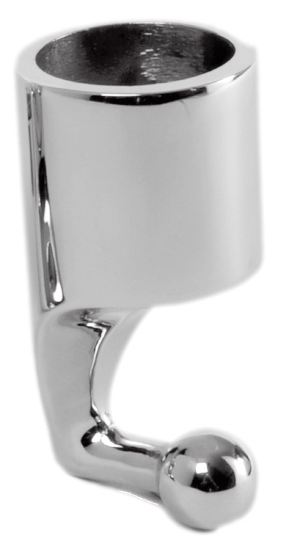 90° cap AISI316 for 25-mm pipe mounting