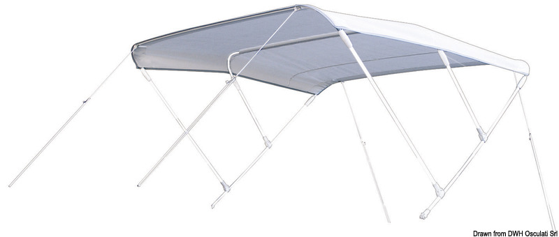 TESSILMARE Shade Master bimini 124/140 cm