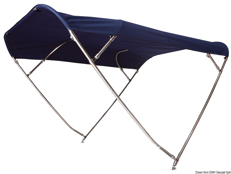 Shade Master Inox Depth foldable bimini 255/270 cm