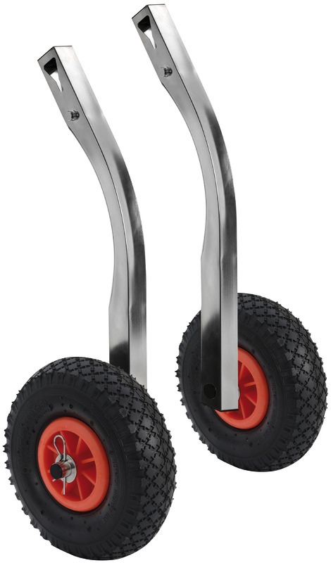 Transom tilting wheels for dinghies 160 kg