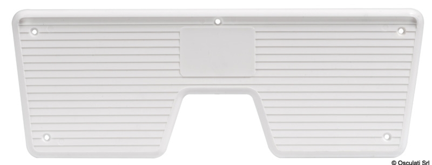 Transom plate 270x100mm, white