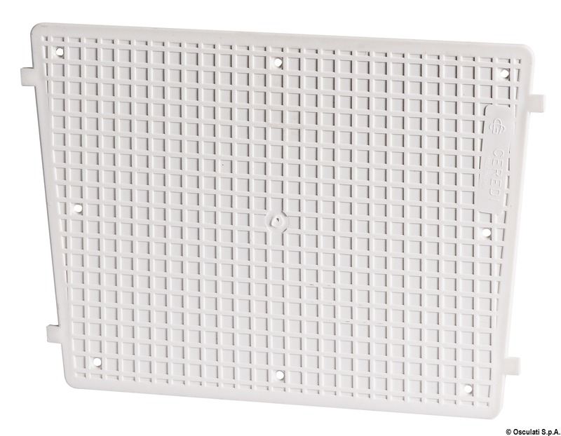 Stern protection plate white 300x220 mm