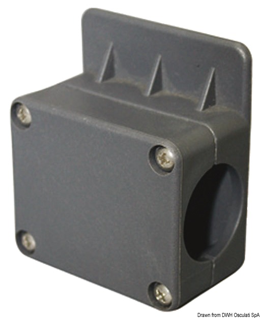 Navigation lights support for aluminium T-Top