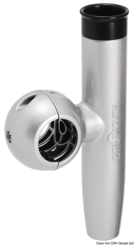 Fishing rod holder for Ø 44-mm tube