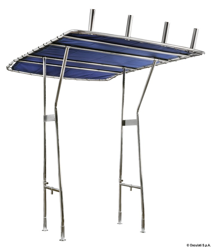 T-Top AISI316 w/4 fishing rod holder