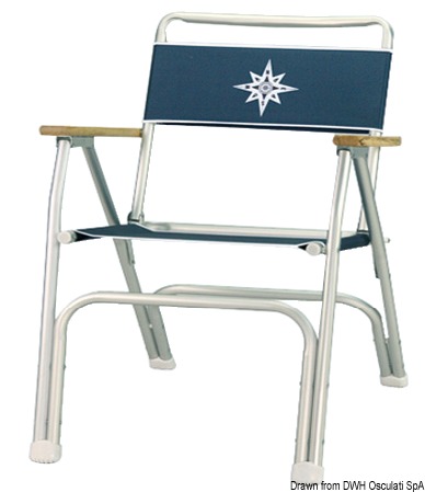 Beach folding chair navy blue