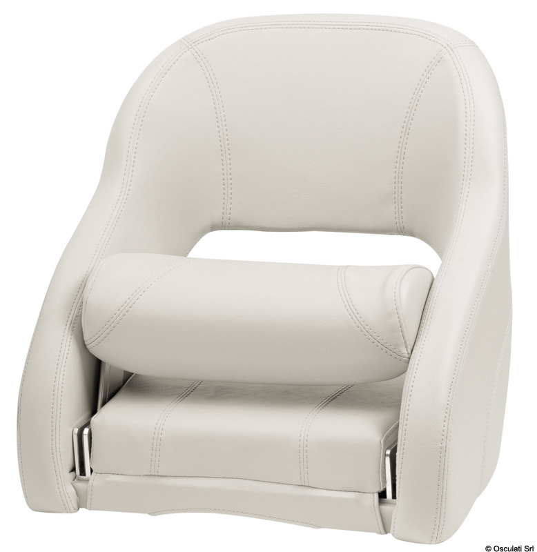Ergonomic padded seat w/H52R Flip UP bolster
