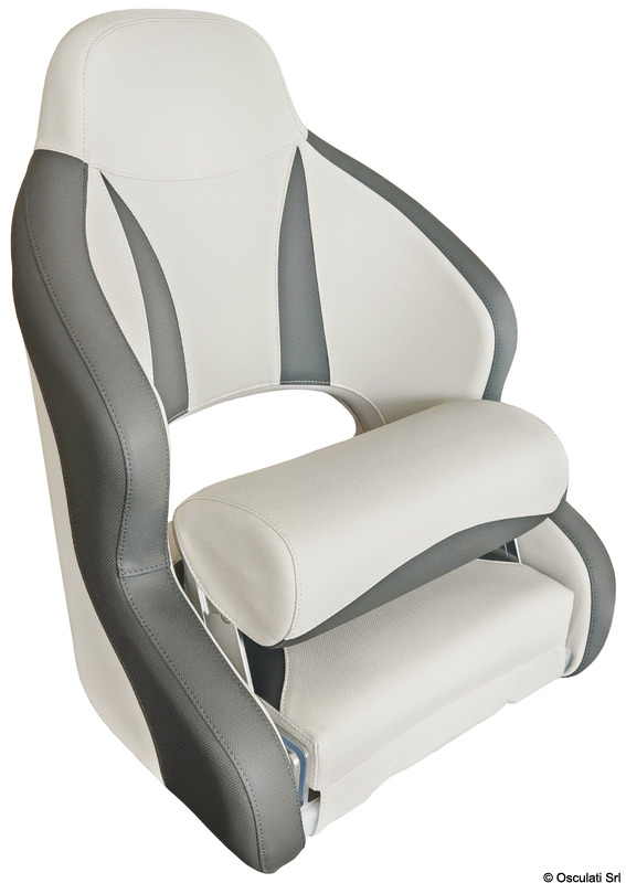 Anatomic seat H52 Light Gray and Charcoal
