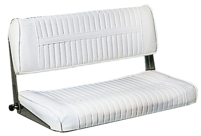 Two-place seat w/foldable backrest 80x40 cm