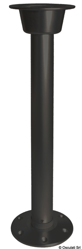 Thread Lock fixed table pedestal black 689 mm