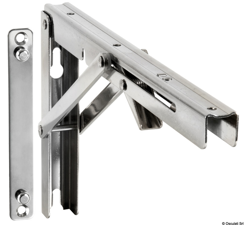 Slip-off foldable arms for tables