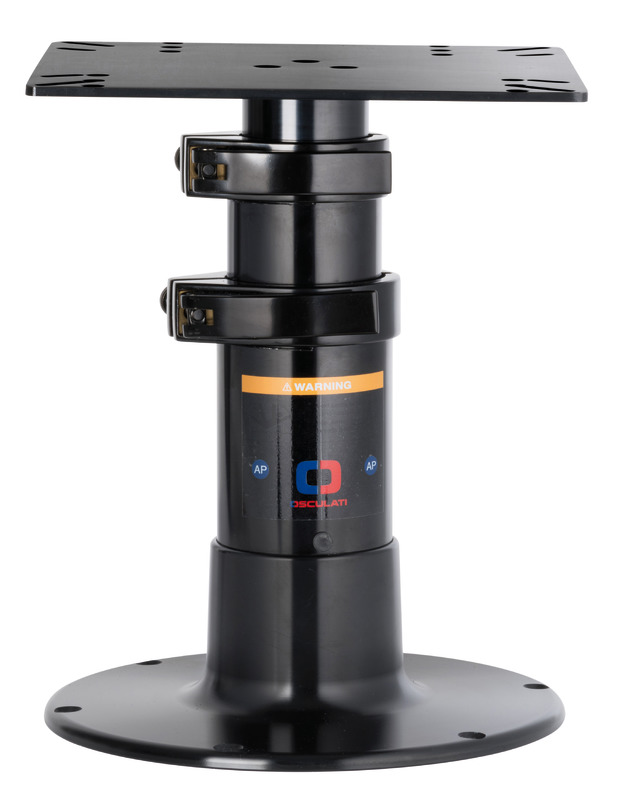 Giant black table pedestal Heavy Duty 305x305 mm