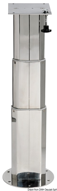 SS telescopic table pedestal