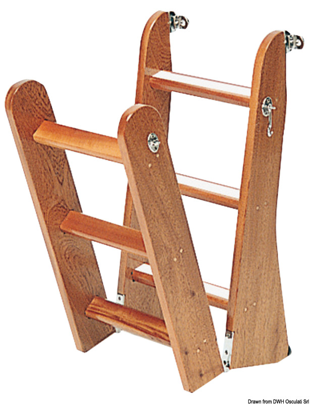 Mahogany ladder 4 steps