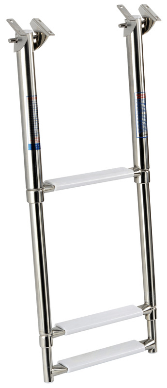 Telesc. ladder unter gangplank AISI316 3 steps
