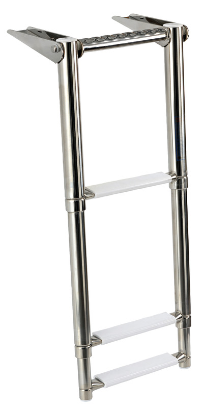 Telescopic ladder f.gangplank 3 steps