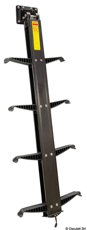 Integrated transom ladder 4 step ATTWOOD