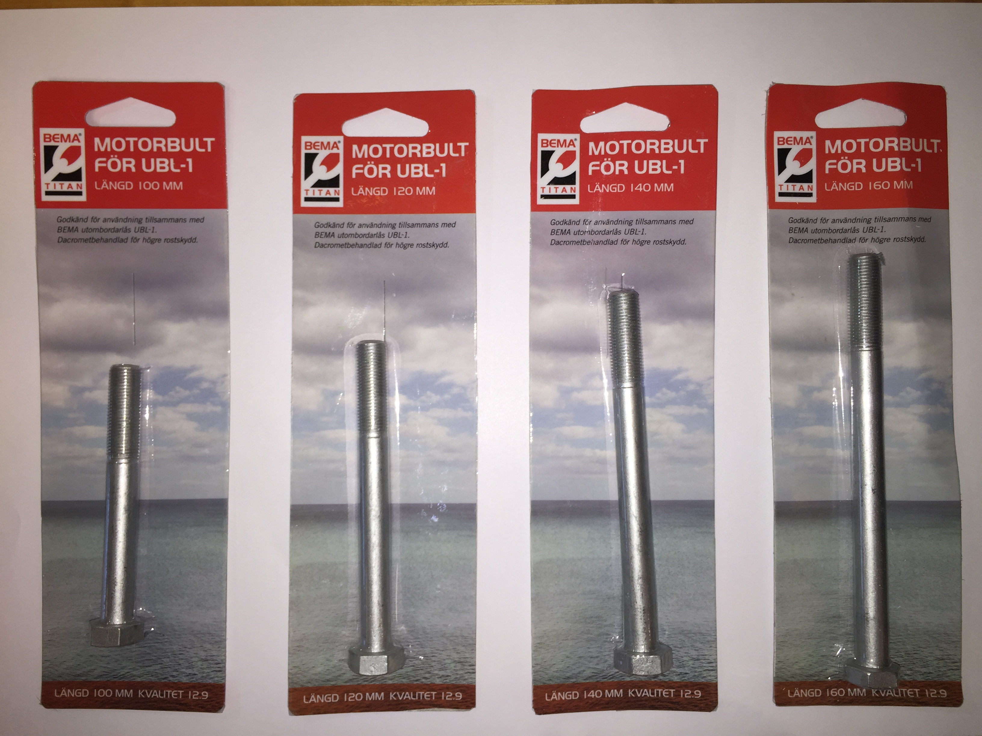 Bema UBL-1 M6S 12.9 M12x1.25x160 Dacromet