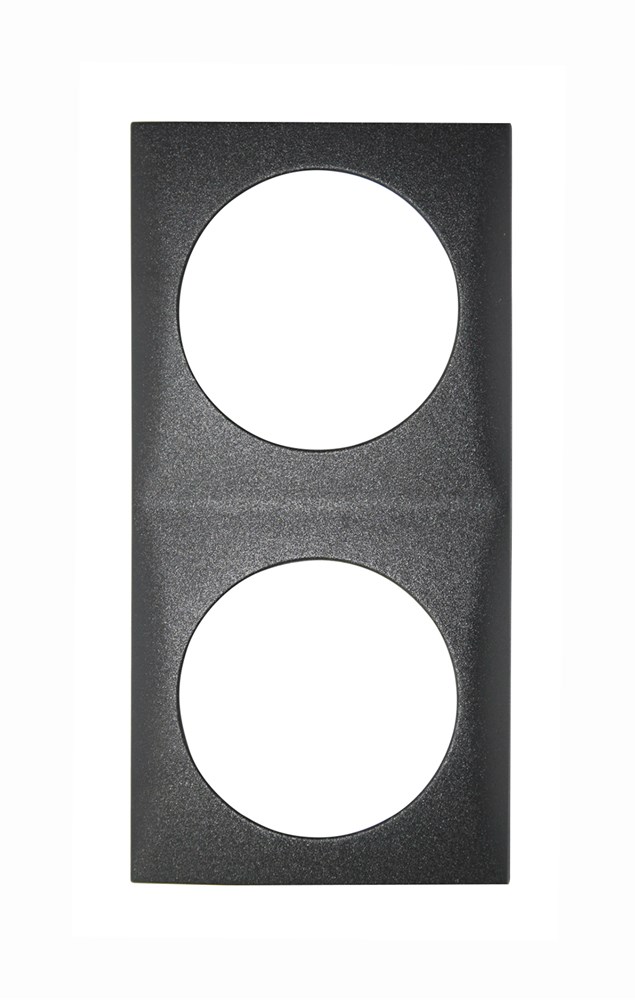 Berker Frame double vertical/horizontal mounting antracite