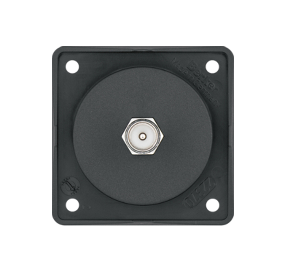 Berker Aerial connection box for TV black