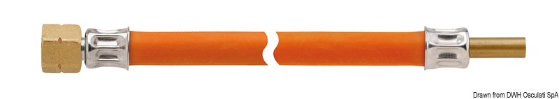 Threaded tube 1/4 RST 8 x 600 mm