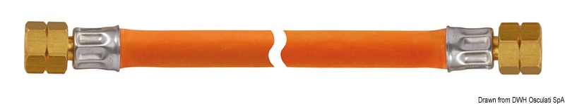 Pipe G 1/4 LH x G 1/4 LH x 1000 mm