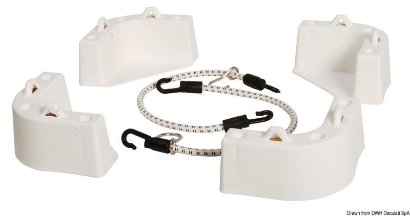 Fixing kit w/4 corner plates for iceboxes