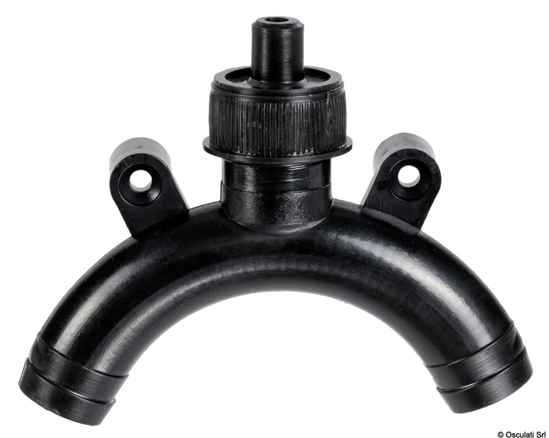 Polypropylene U-trap f. toilet units 19 mm