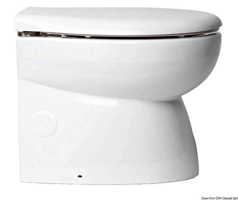 Faired electrical WC porcelain bowl low 24 V