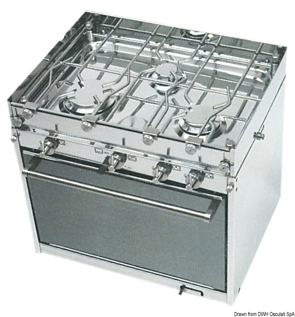 TECHIMPEX Topline cooker 3 burners
