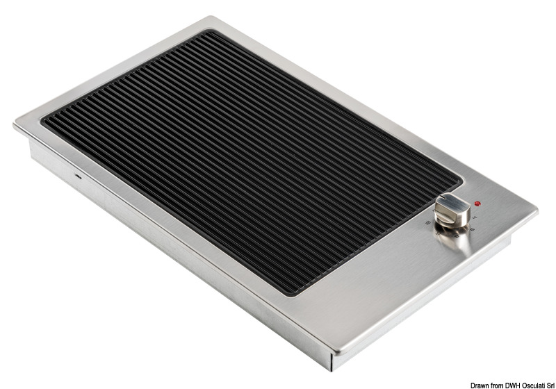 Electric barbecue w/pyroceramic top 220-240V 2500W