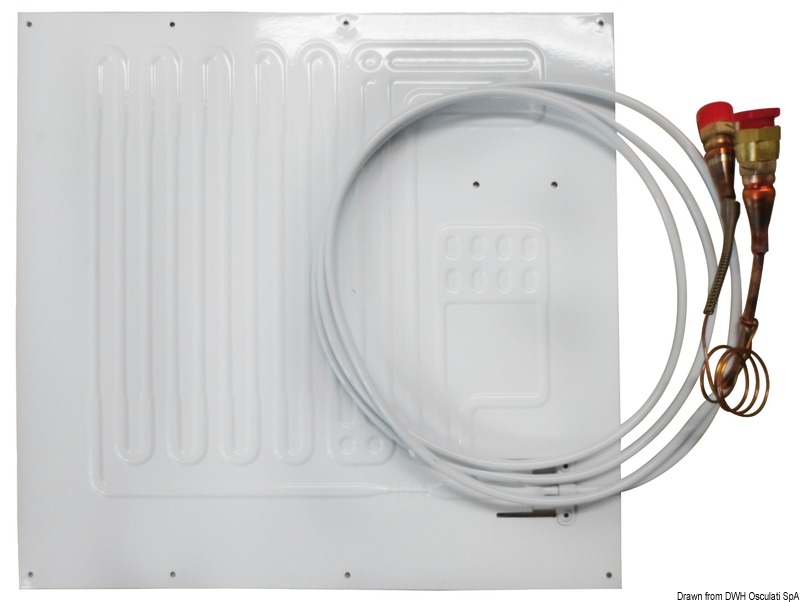 Evaporator plate max 150 l fridge