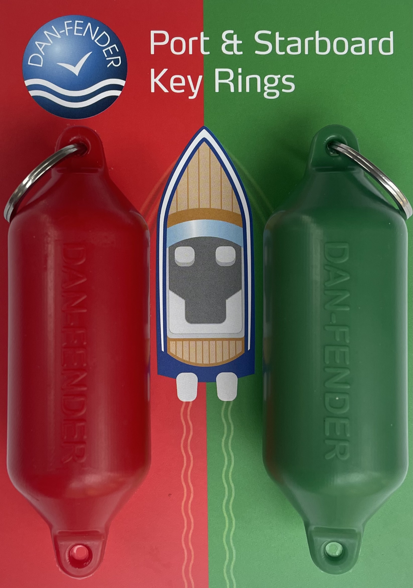 Dan-Fender Key Ring port/starboard 2 pcs set