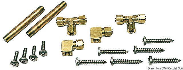 Kit fitings for additional pistons