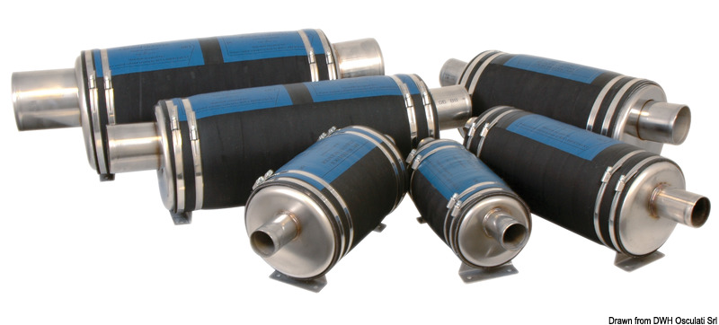 Exhaust silencer Ø 51 mm