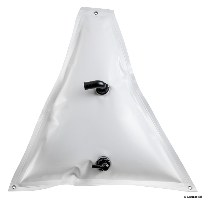 Liquid flexible water tank 100 l triangular