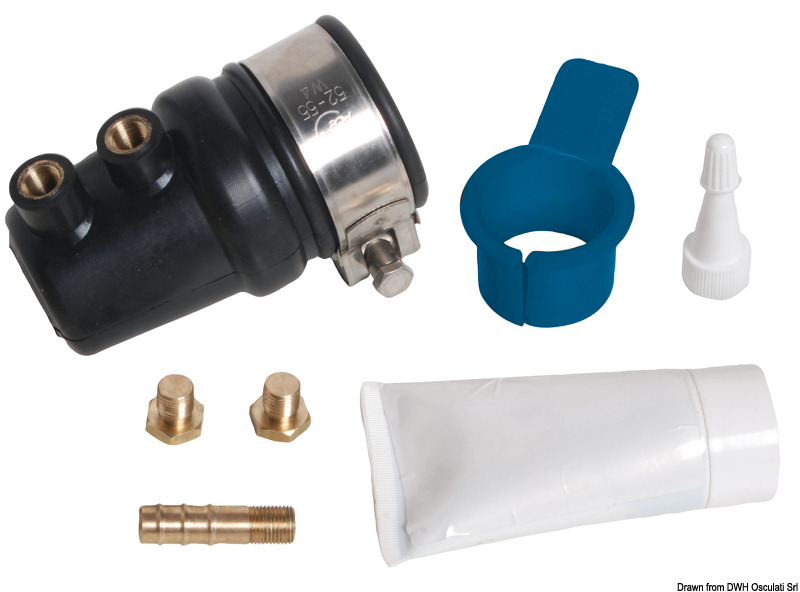 Rubber stuffing box Version A Ø 25 mm