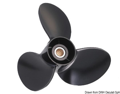 Aluminium propeller pitch 11 1/2 x 11 13 broaches