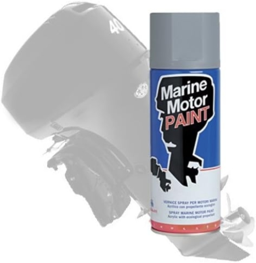 Аэрозольная акриловая краска для двигателей, металлик синий Yamaha 84-93, 400 мл