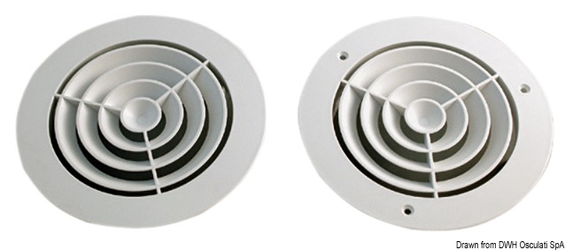 Concentrical air grid w/3 screws