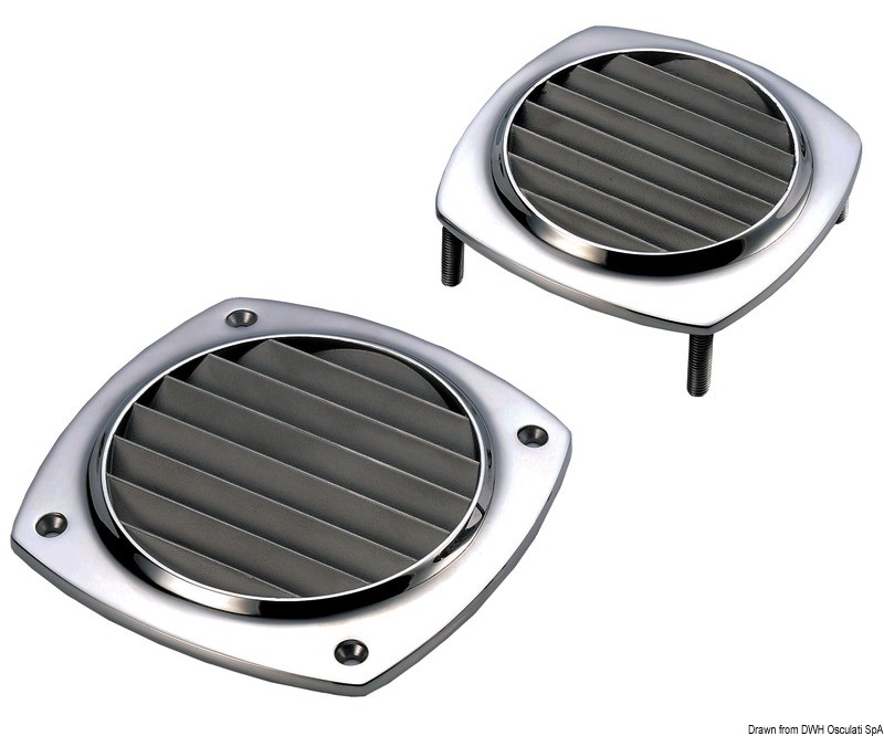 Air vent AISI316 97x97 mm screws mounting