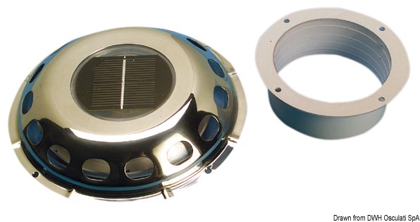 SS ventilator w/solar cell
