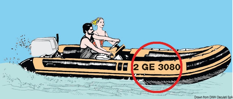 Self-adhesif D black 8 cm