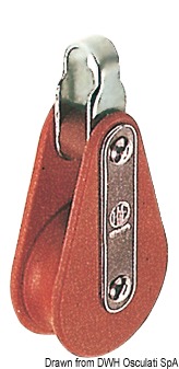 Tufnol HYE block 1 pulley 16x60mm EB