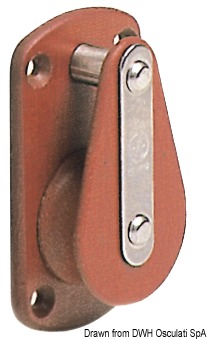 Tufnol HYE block 1 pulley 12x43mm LB