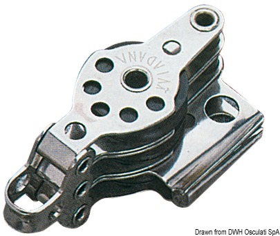 Mini-block 3pulleys w/cam and becket 6x25