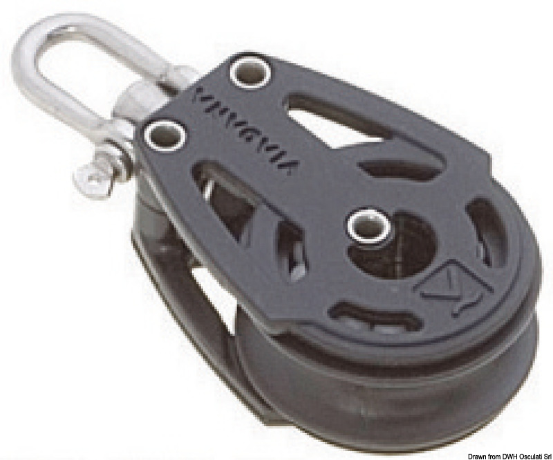 Single block w/swivel or blockable A