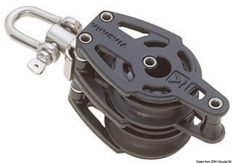 Double block (universal head) and becket A