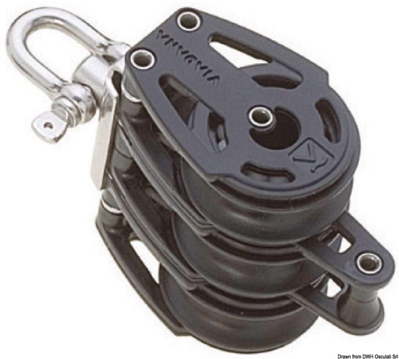 Triple block (universal head) and becket A