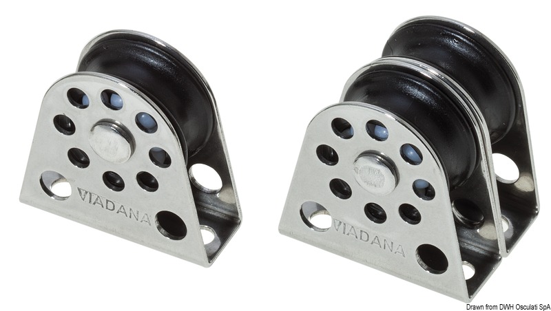 Double vertical block f. lines 6 mm